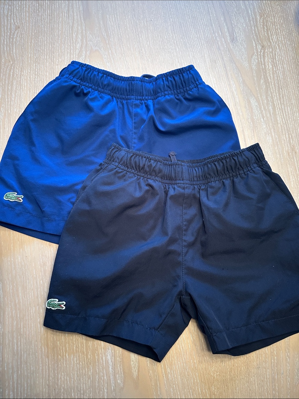 Lacoste Boys' Royal Blue and Navy Athletic Shorts - 2 Pack